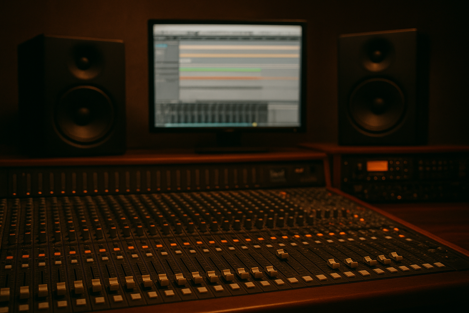 David Ollybeatz in studio